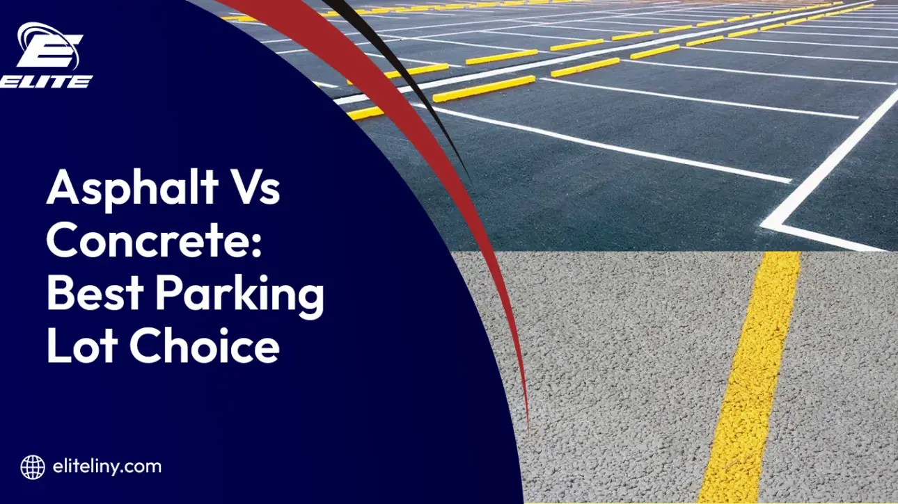 asphalt vs concrete parking lot