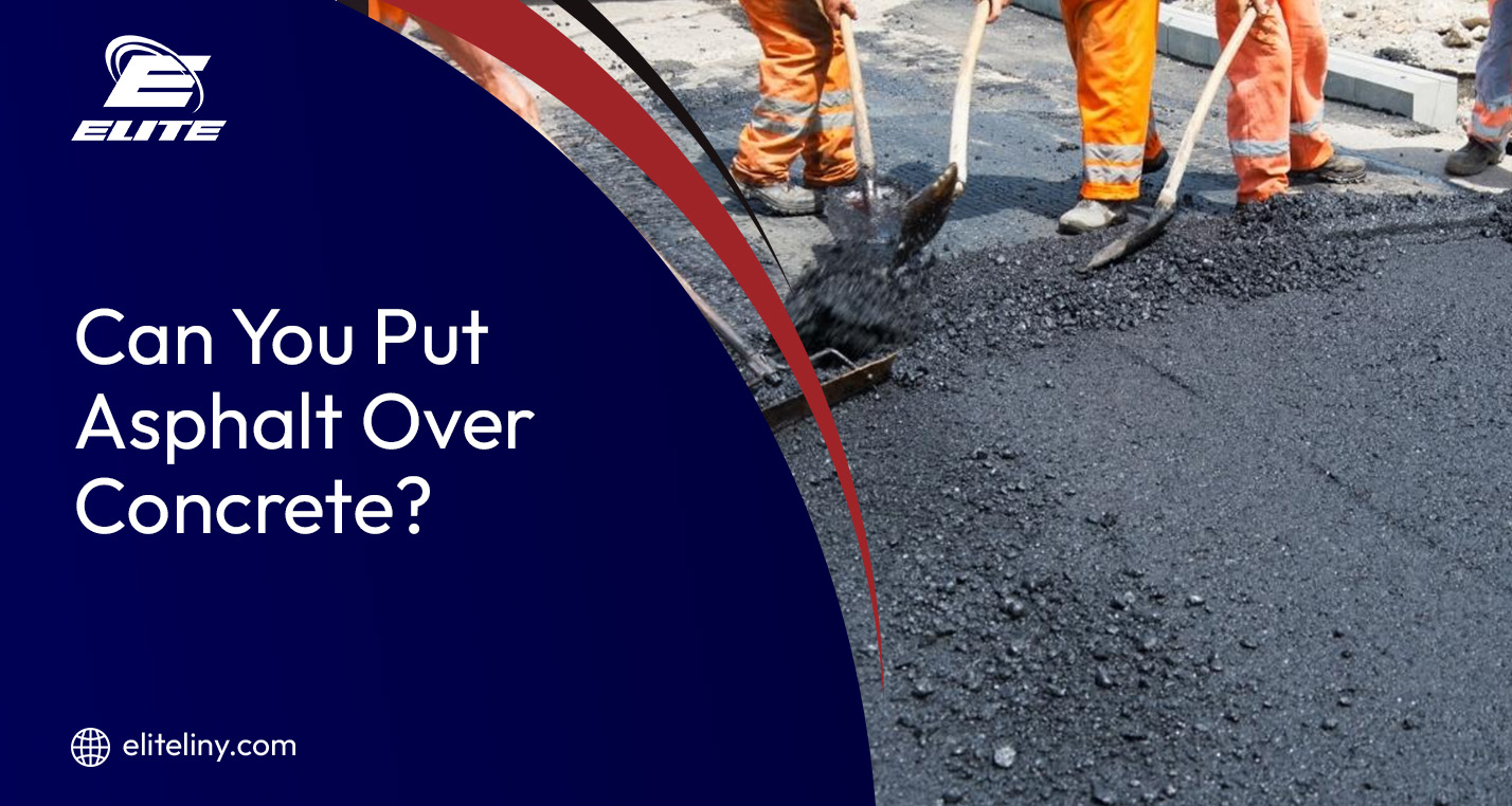 Can You Put Asphalt Over Concrete?