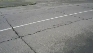 Types of Asphalt Damages 4 Transverse Asphalt Cracking