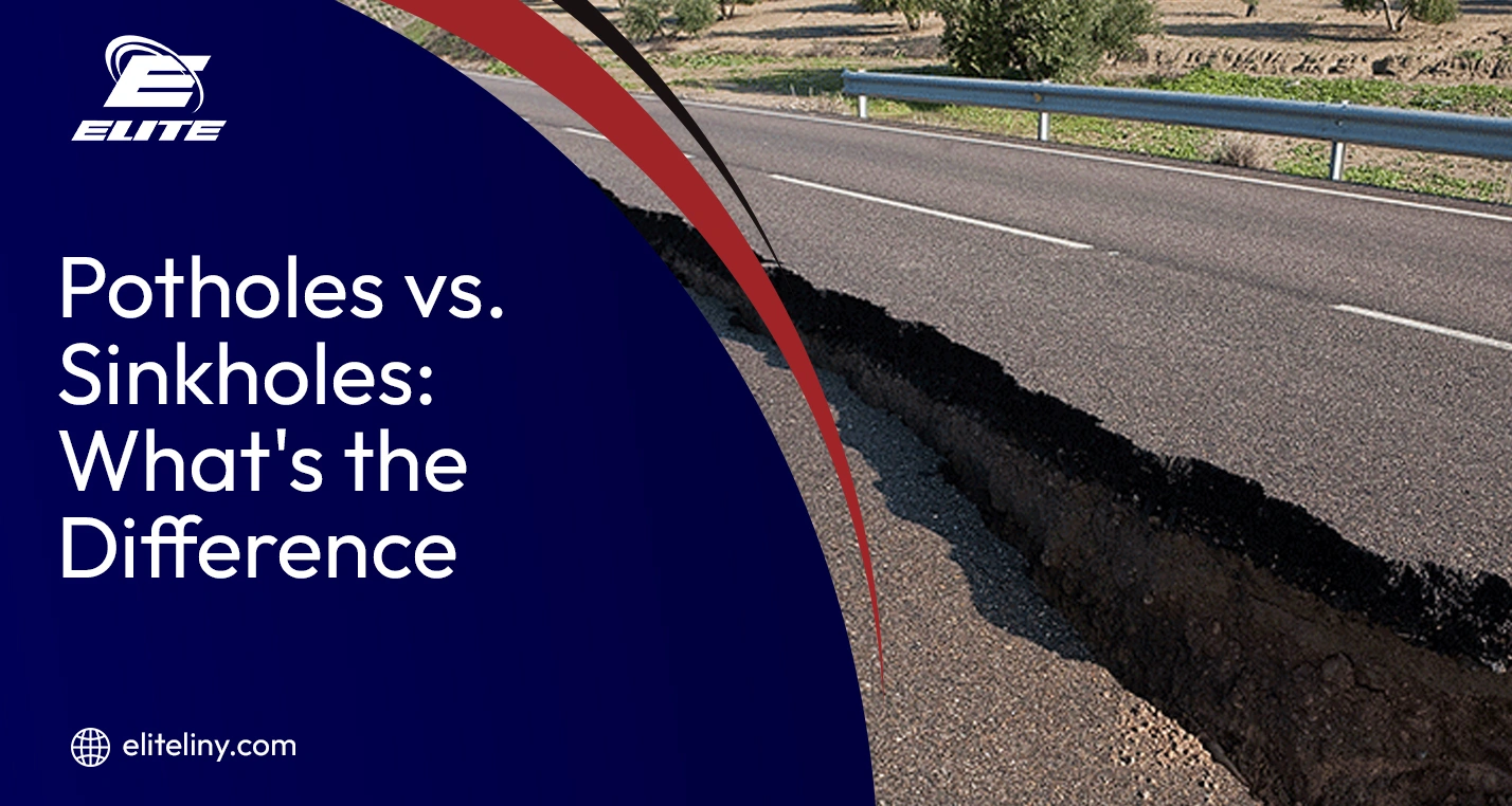 Potholes vs sinkholes